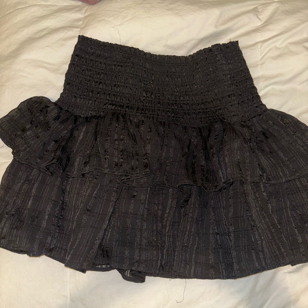 BluSpero Black Sparkly Skort
